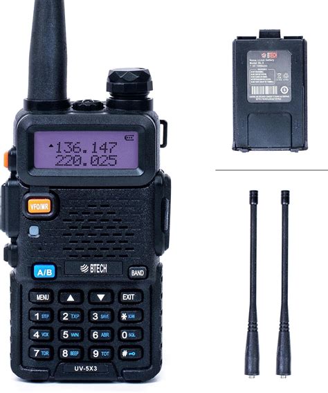 Btech Uv X Watt Tri Band Radio Mhz Vhf Mhz