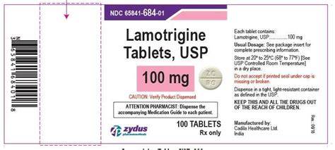 Lamotrigine Tablets Fda Prescribing Information Side Effects And Uses