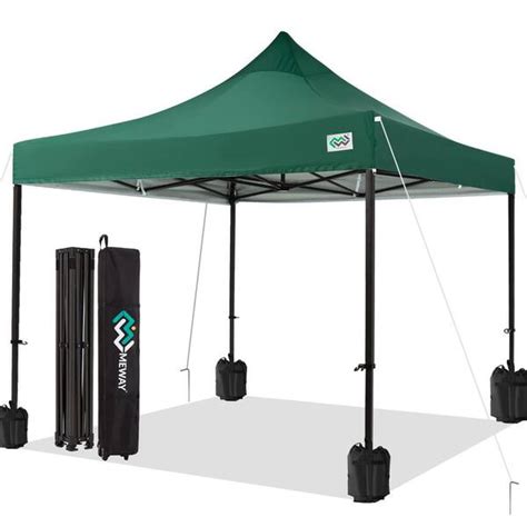 Jearey 20 Ft X 10 Ft Dark Green Pop Up Canopy Tent Instant Outddor Canopy Jdp20 Hd Dgreen