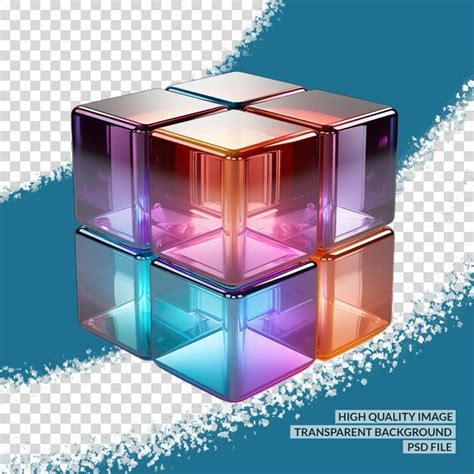 Premium Psd Crystal D Png Clipart Transparent Isolated Background