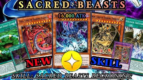 NEW SACRED BEASTS SUPPORT SKILL Up To 16 000 ATK Uria Raviel