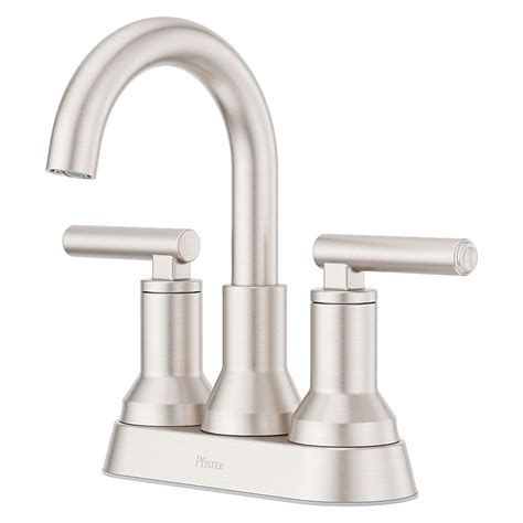 Pfister Capistrano Spot Defense Brushed Nickel 4 In Centerset 2 Handle Watersense Bathroom Sink