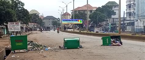 Manifestation Du Fndc Conakry Affrontements Entre Manifestants Et