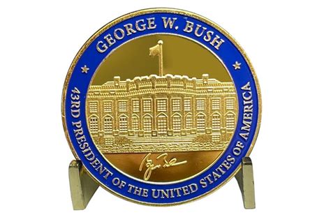 43rd President George W Bush Challenge Coin White House Potus G W