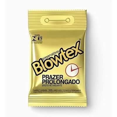 Camisinha Blowtex Prazer Prolongado Efeito Retardante Sex Shop