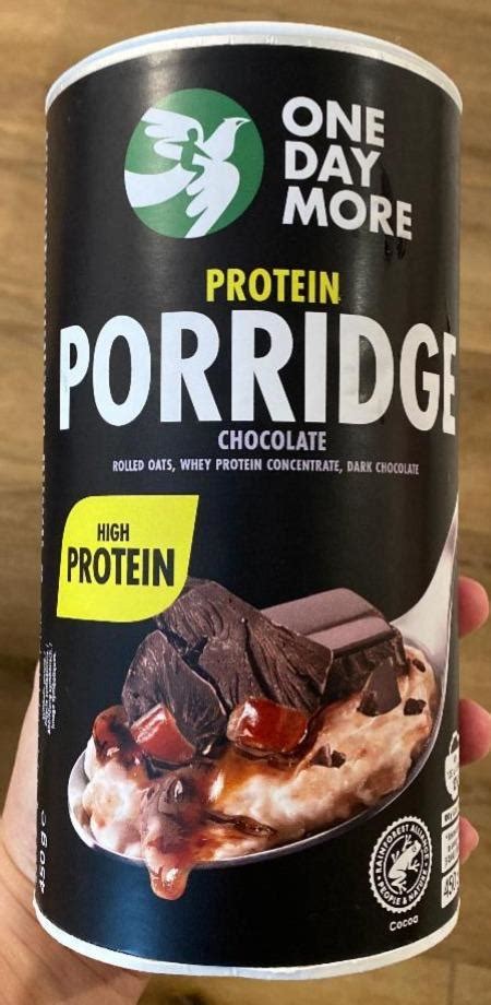 Protein Porridge Chocolate One Day More Kalorie Kj I Warto Ci