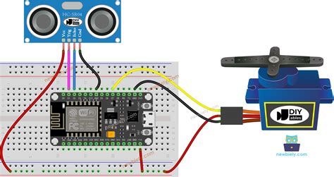 ESP8266 Ultrasonic Sensor Servo Motor ESP8266 Tutorial