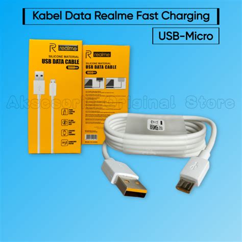 Jual Kabel Data Realme U1 C1 C2 C3 Realme 2 2 Pro Realme 3 Realme 5 5i