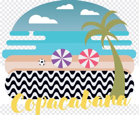 Ilustração da Praia de Copacabana png PNGWing