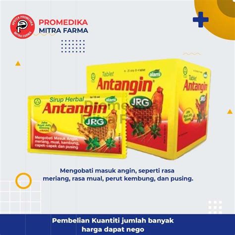 Jual Antangin Cair Jrg Sachet Sirup Herbal Masuk Angin Di Seller