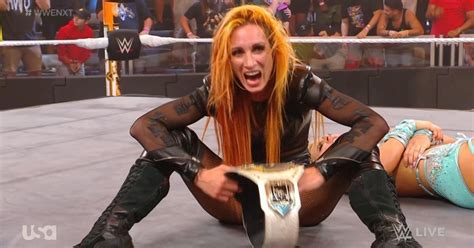 Wwe Nxt Becky Lynch Defeats Tiffany Stratton To Become New Nxt Womens Champion