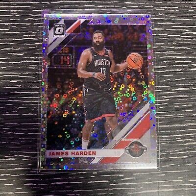 James Harden 2019 Panini Donruss Optic Fast Break Holo 68 EBay