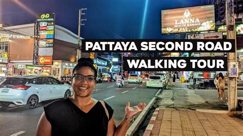 Pattaya Second Road Walking Tour Youtube