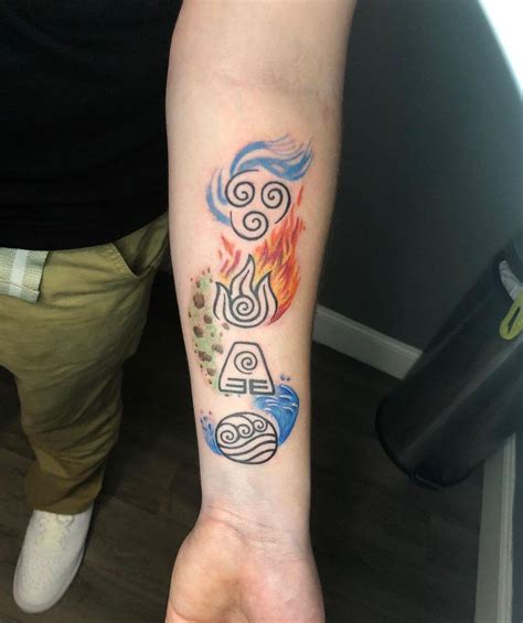 Real Life Airbender Tattoos