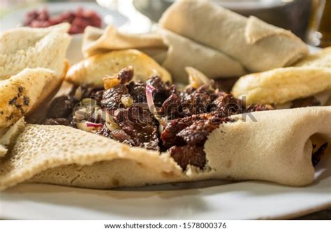 Tibs Injera Served Siga Bet Combined Stock Photo 1578000376 | Shutterstock