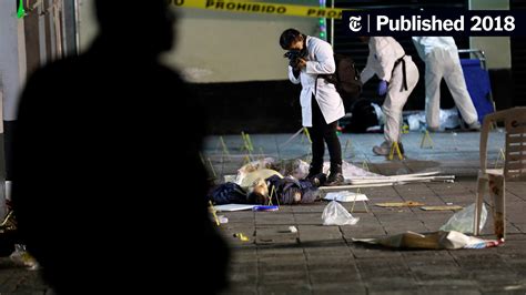 Asesinatos Y Crimen Organizado En El Corazón De Ciudad De México The New York Times