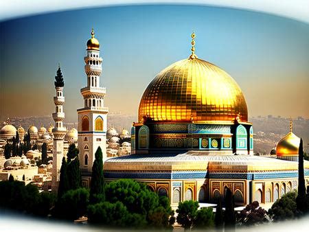 A Large Building With A Golden Dome On Top Of It Image Design ID