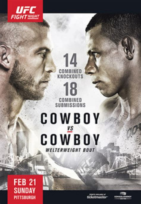 UFC Fight Night 83: Cowboy Cerrone vs. Oliveira Event Page and Fight ...