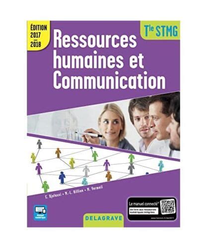 Ressources Humaines Et Communication Tle Stmg Pochette L Ve