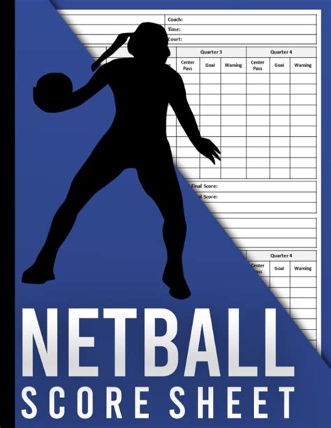 Netball Score Sheet Netball Score Cards Netball Score Pad For