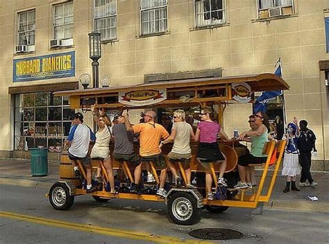 Pedal Pub A Pub Where Everyone Drinks While Pedaling Costs 40000