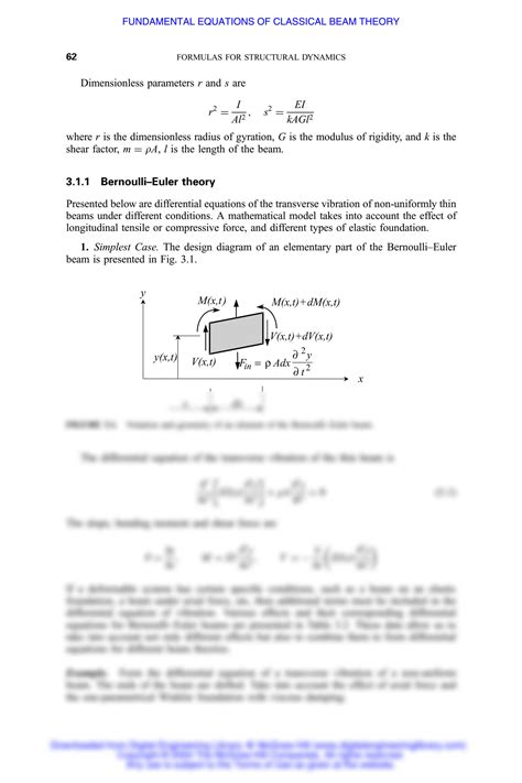 SOLUTION Formulas For Structural Dynamics Fundamental Equations Of