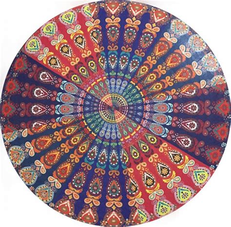 Pm004029 Bohemian Mandala Okrągły Gobelin Na Plażę • Cena Opinie