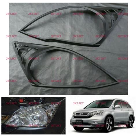 Jual Garnish Lampu Depan All New CRV 2007 2011 Hitam Chrome Shopee