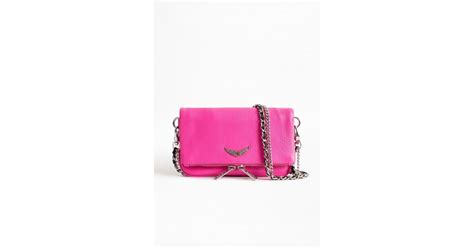 Pochette Rock Zv Rose Femme Zadig Voltaire En Coloris Rose