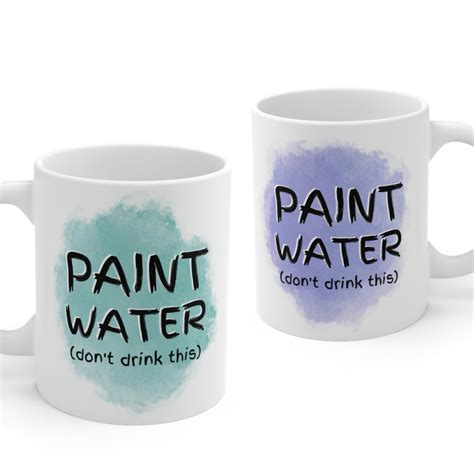 Paint Water Mug Painter Mug Artist Coffee Mug Funny Artist Etsy