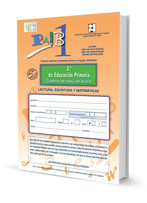 PAIB 1 Cuaderno de trabajo del alumno 2º de Primaria Editorial CEPE