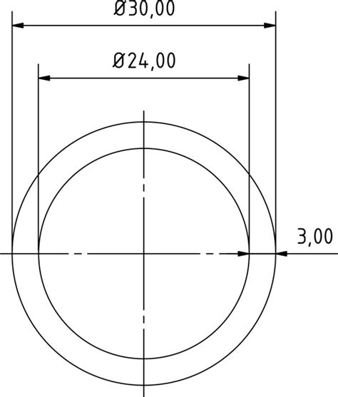 Riggatec Tube d aluminium Circulaire 30x3mm Longueur 2 0 m à prix