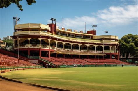 Premium Photo Cricket Stadium In Bangalore Karnataka India