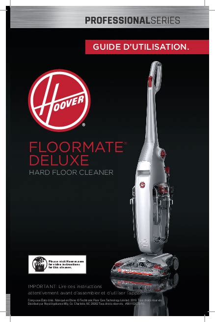 Hoover Floormate Hard Floor Cleaner Manual | Floor Roma