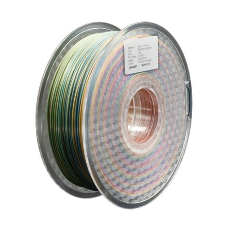 PLA Silk Rainbow Filament Silk Rainbow Filament