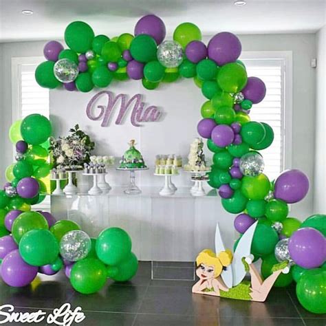 Simple Homemade Tinkerbell Party Decorations