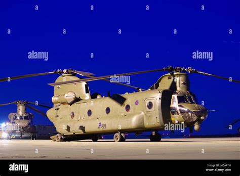 Boeing Vertol Ch 47 Chinook Helicopter Raf Odiham Stock Photo Alamy