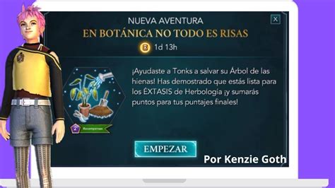 EN BOTÁNICA NO TODO ES RISAS Aventura Especial Hogwarts Mystery Harry