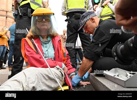 London Uk October Just Stop Oil Activists Continue Its Daily