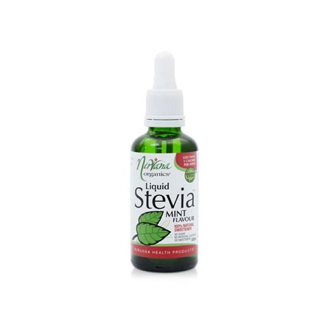 Nirvana Organics Liquid Stevia Mint 50ml — Australian Organic Products