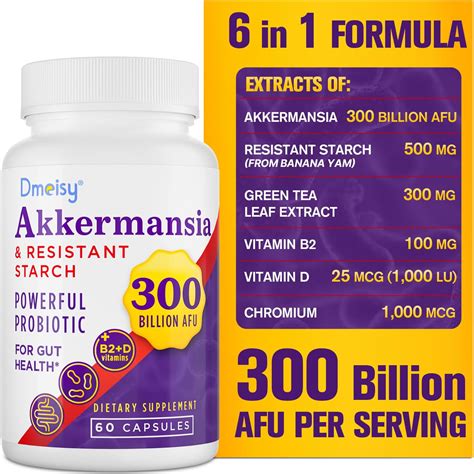 Amazon Billion Afu Akkermansia Muciniphila A Live Probiotics