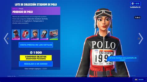 Nuevas Skins De Polo Stadium Nueva Tienda Fortnite Hoy 05 De Noviembre Tienda De Fortnite