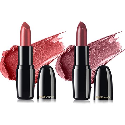 Buy FACES CANADA Festive Pout Weightless Creme Finish Lipstick Pack Of Amber Love Nude