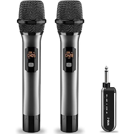 Amazon Kithouse K S Uhf Rechargeable Wireless Microphone Karaoke