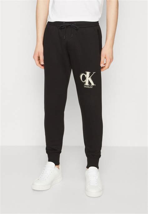 Calvin Klein Jeans Spray Pant Jogginghose Black Schwarz Zalando At