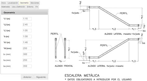 Cómo Calcular Con E Struc Una Escalera De Acero E Struc