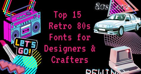 Retro Fonts: The Best Free 80s Fonts - Creative Fabrica