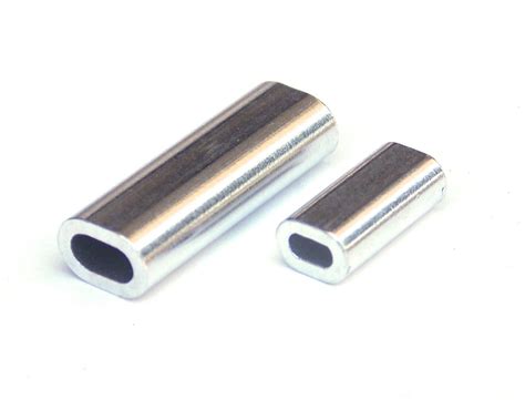 Mini Aluminum Crimps Sleeves 100 And 1000pcs Available In 08mm 31mm