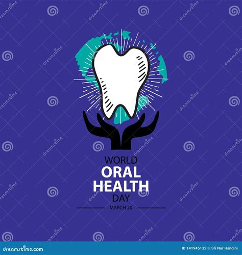 World Oral Health Day March 20 Stock Illustration Illustration Of