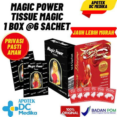 Jual Magic Power 6 Sachet Tissue Magic Tisu Magic Magicpower